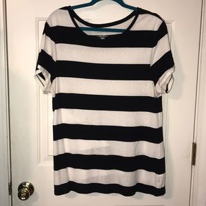 Black and white stripped shirt